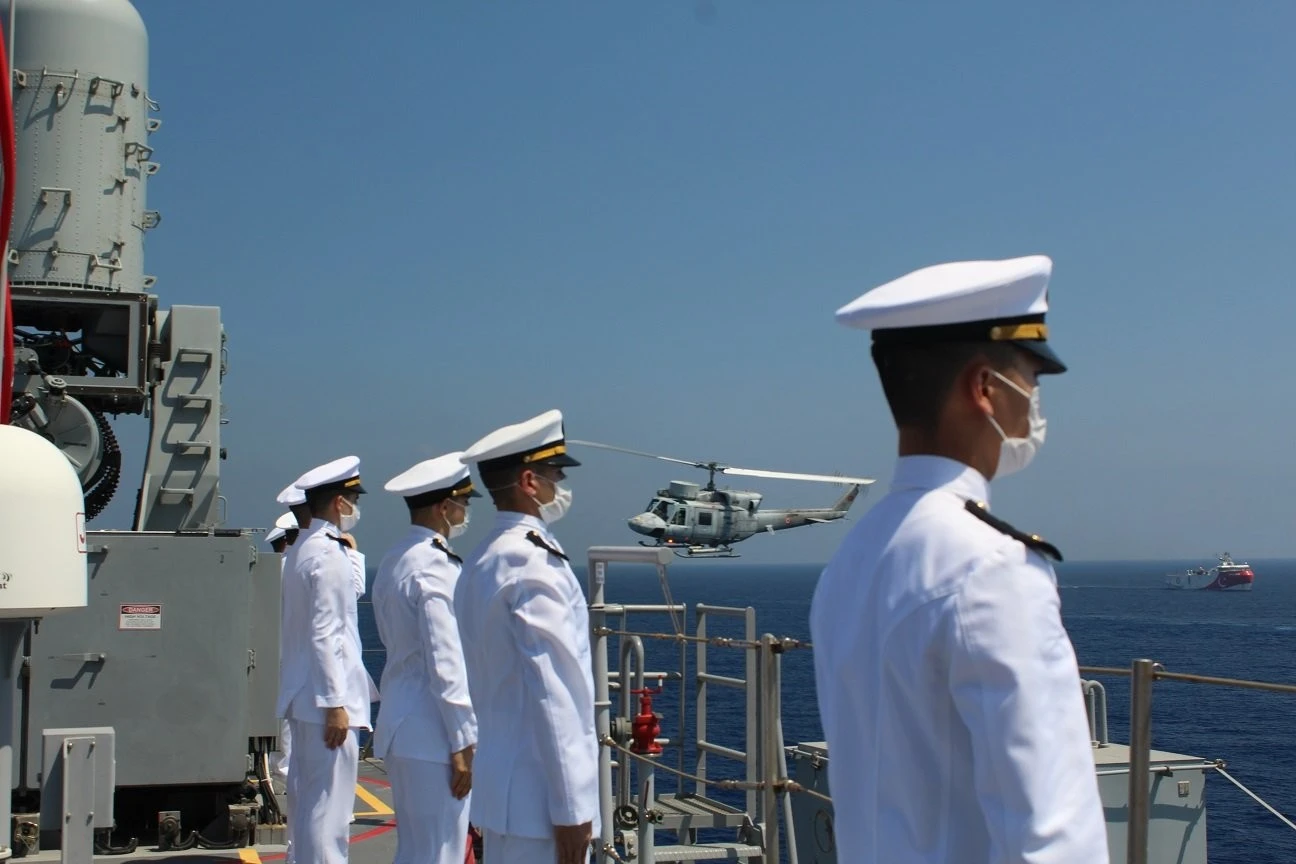 Deniz Harp Okulu 3’üncü Sınıf öğrencileri, Doğu Akdeniz’de deniz eğitimleri icra etmiştir