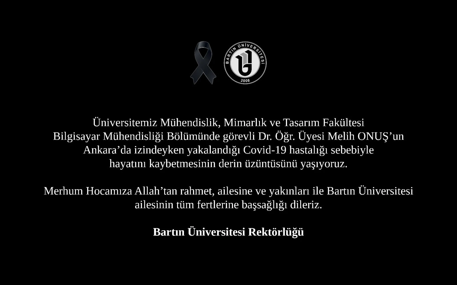 39 yaşındaki akademisyen korona virüse yenik düştü