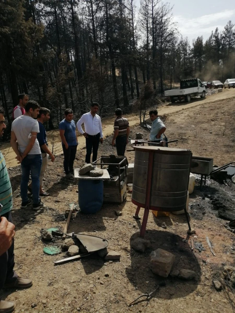 Felaketin boyutu yangın söndürülünce ortaya çıktı