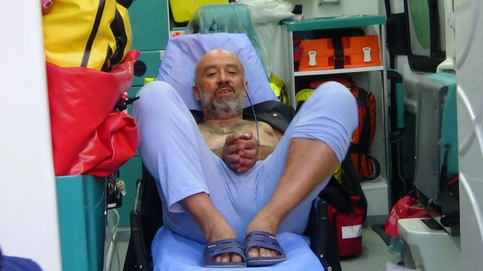 Hastanenin psikiyatri servisinden kaçan adam polise zor anlar yaşattı