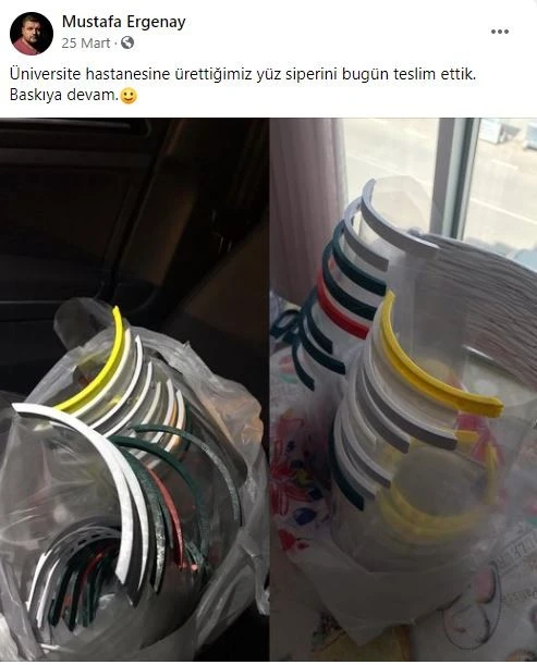 Sağlık çalışanları için siperlik üretmişti, koronavirüsten hayatını kaybetti