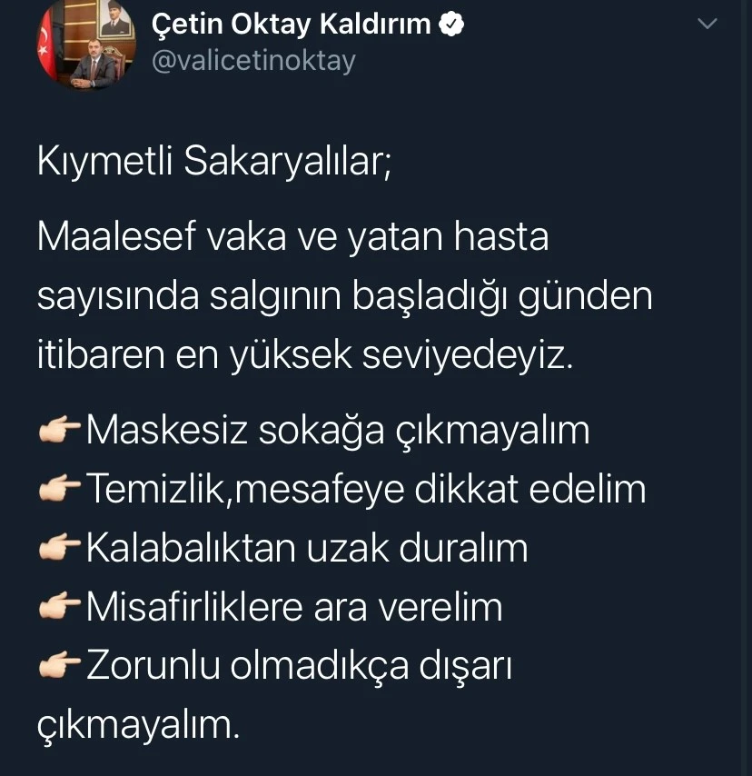 Korkutan açıklama: Şu ana kadar ki en yüksek seviyedeyiz