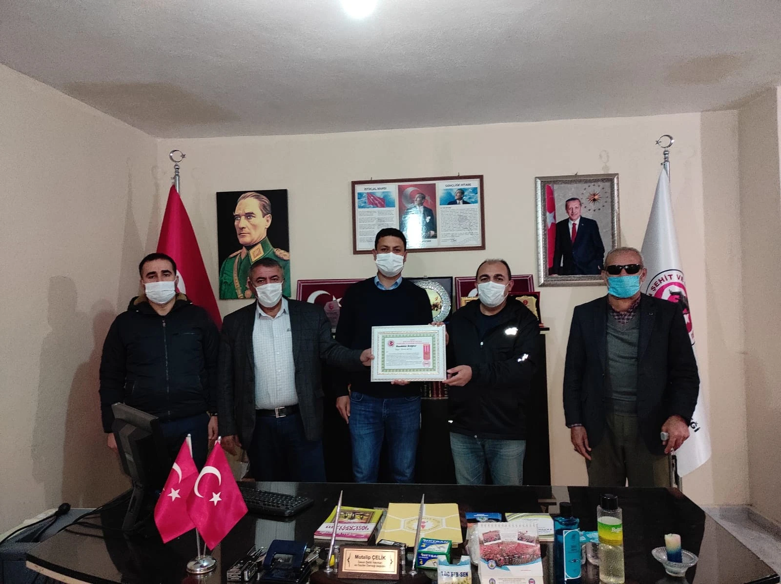 İHA’ya şehit yakınlarından cesaret ödülü