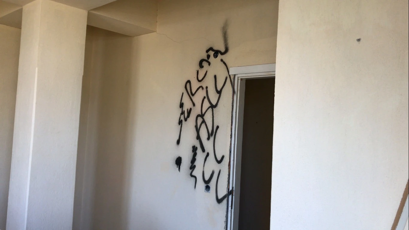 Heyelan nedeniyle, ibadete kapatılan camiyi hırsızlar talan etti