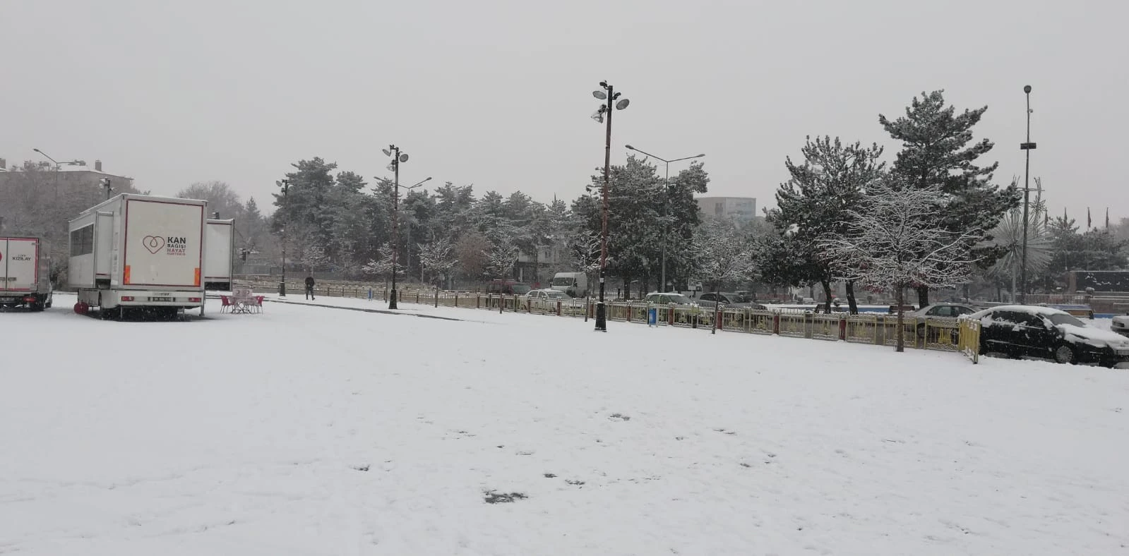 Erzurum kara teslim oldu