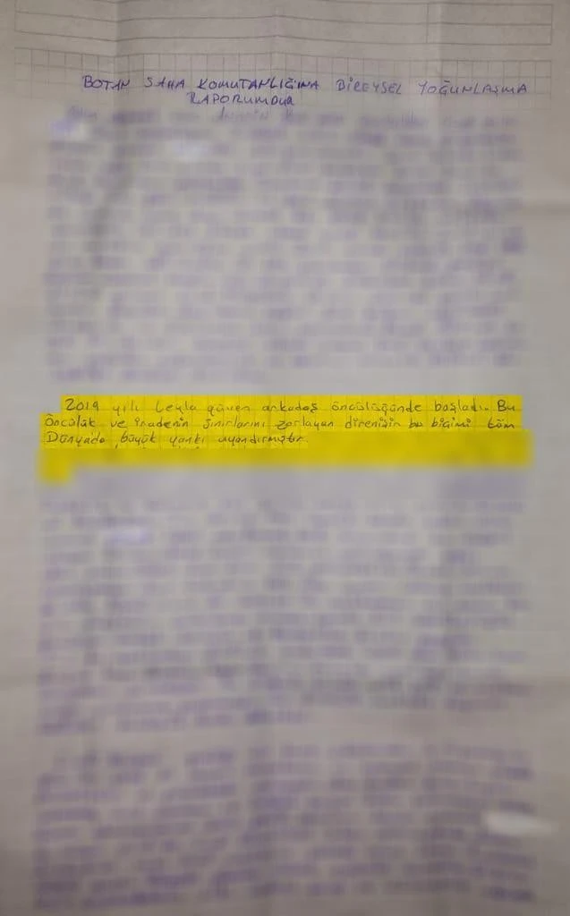 Leyla Güven’in PKK desteği terörist raporlarında tescillendi