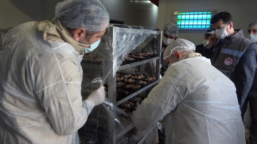 Ülkeyi ayağa kaldıran 100 kilo döner imha edildi