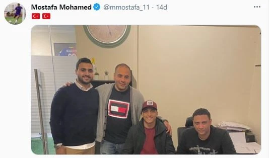 Mostafa Mohamed'den Türk bayraklı paylaşım