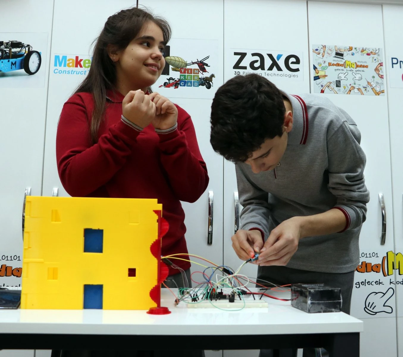 Öğrencilerden hayat kurtaran buluş