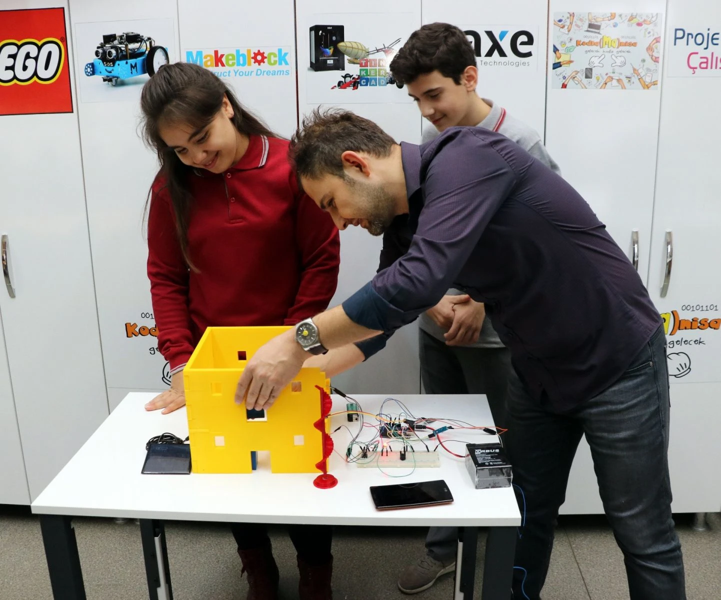 Öğrencilerden hayat kurtaran buluş