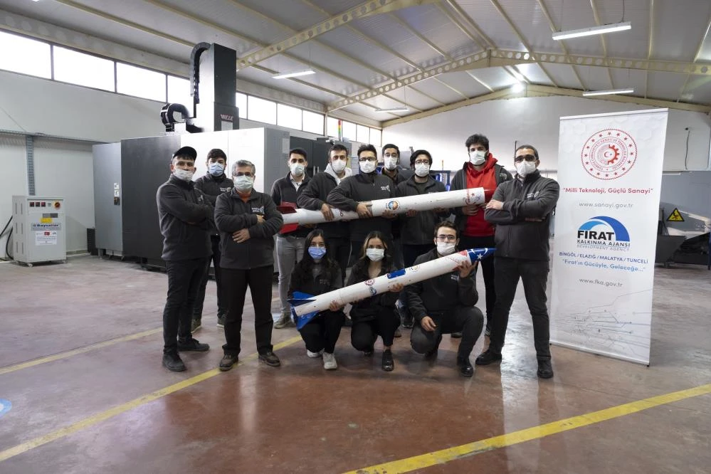 Garajdan roket çıktı