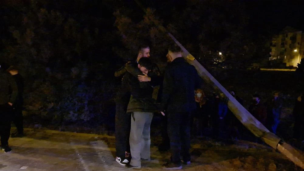 Kaza yaptı, kimse sakinleştiremeyince gözyaşlarına boğuldu