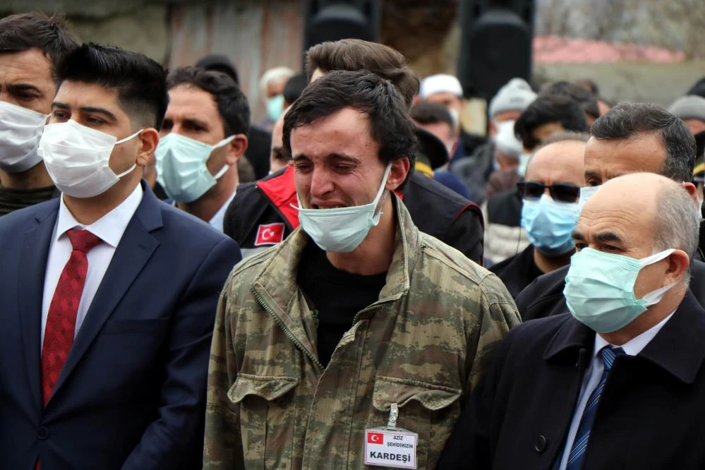 Pençe Şimşek-Yıldırım şehidi, son yolculuğuna uğurlandı