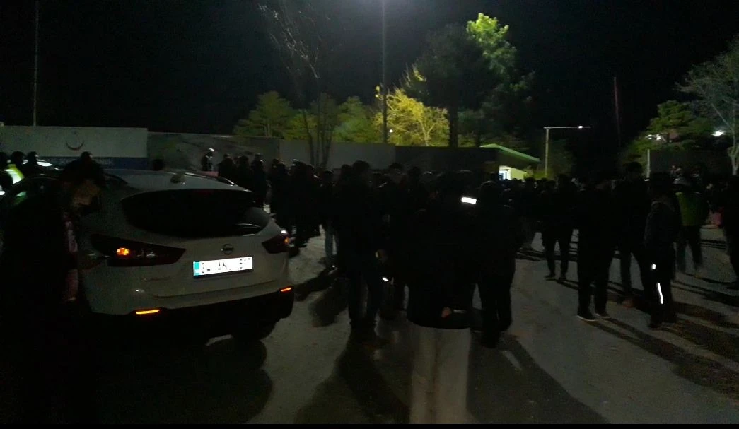 Elazığ şehir hastanesi inşaatında yangın