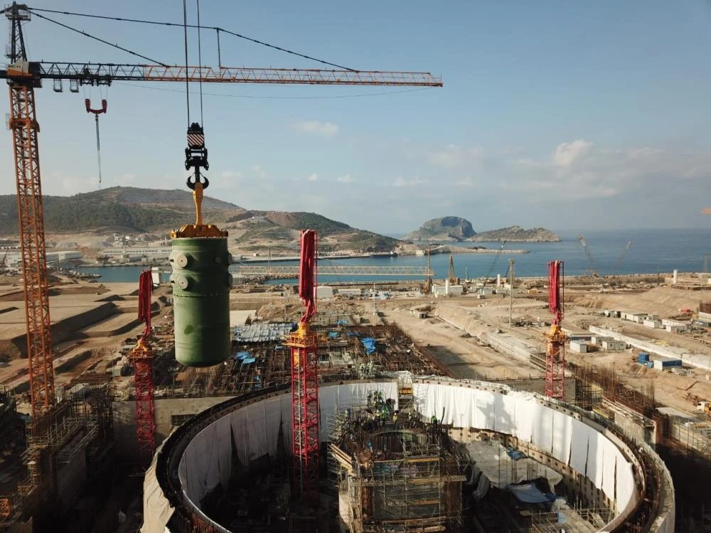 Akkuyu’da ilk reaktör kabının kurulumu yapıldı