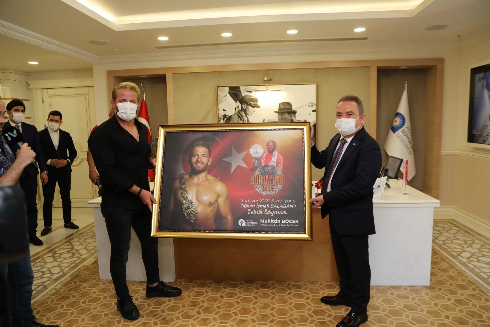 İsmail Balaban'dan, Başkan Böcek’e ziyaret