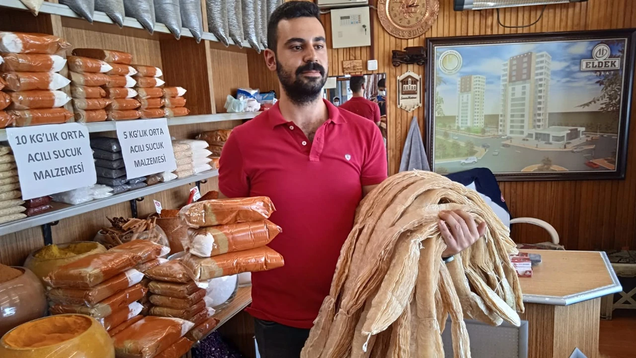 Bayramda pastırma ve sucuğa baharat zammı