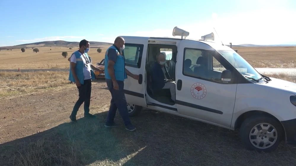 Taksisine pozitif yolcu alan sürücü temaslı duruma düştü