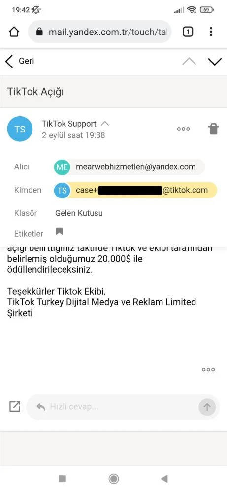 TikTok'un açığını bulan gençler 20 bin doları reddetti
