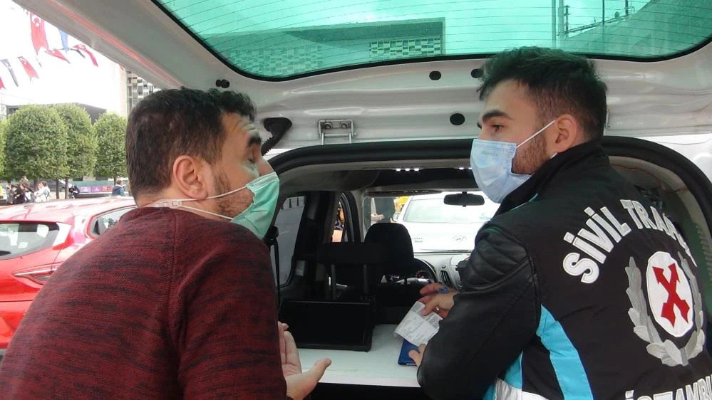 Müşteri seçtiği için ceza yiyen taksici tepki gösterdi