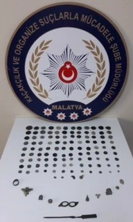 Malatya'da Roma ve Bizans dönemine ait tarihi eser operasyonu