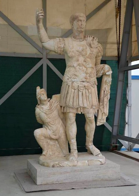 1906 yıllık heykel Denizli'de bulundu! Dünyada eşi benzeri yok