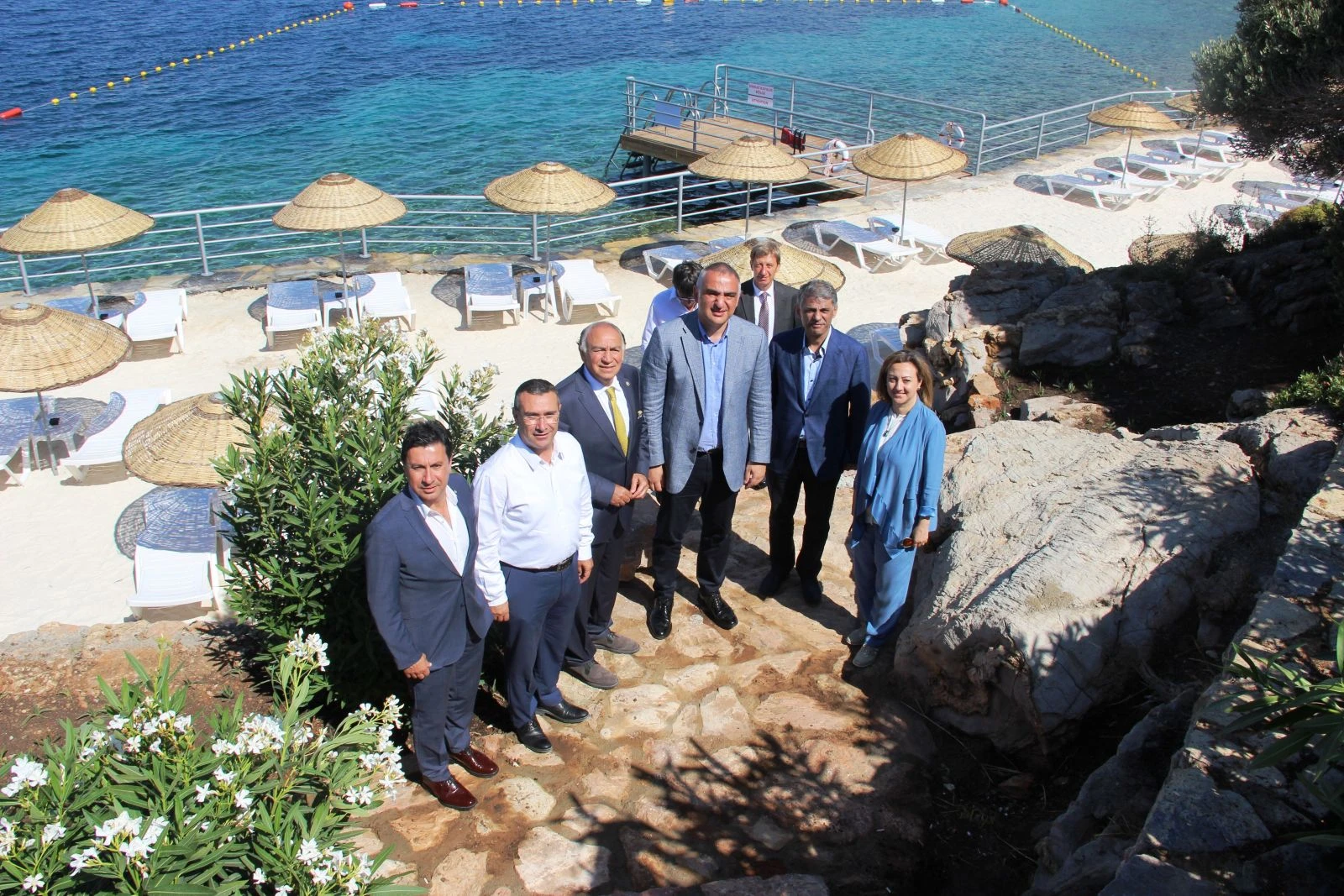 Kültür ve Turizm Bakanlığı'nın ilk halk plajı Bodrum’da açıldı