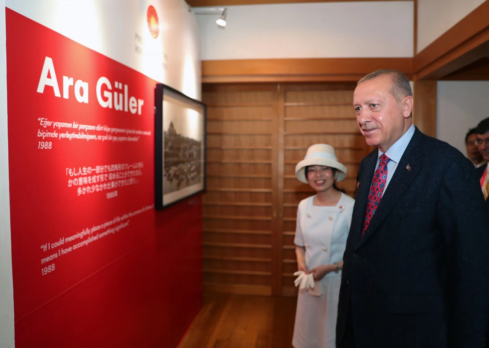 Cumhurbaşkanı Erdoğan, Japonya’da Ara Güler Sergisi'nin açılışını yaptı