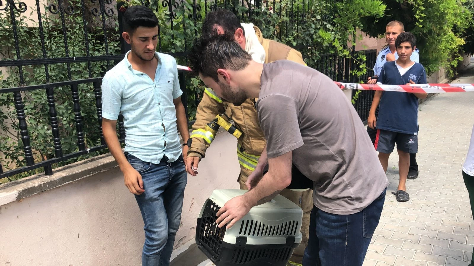 Kedisini öldü sanınca gözyaşlarına boğuldu