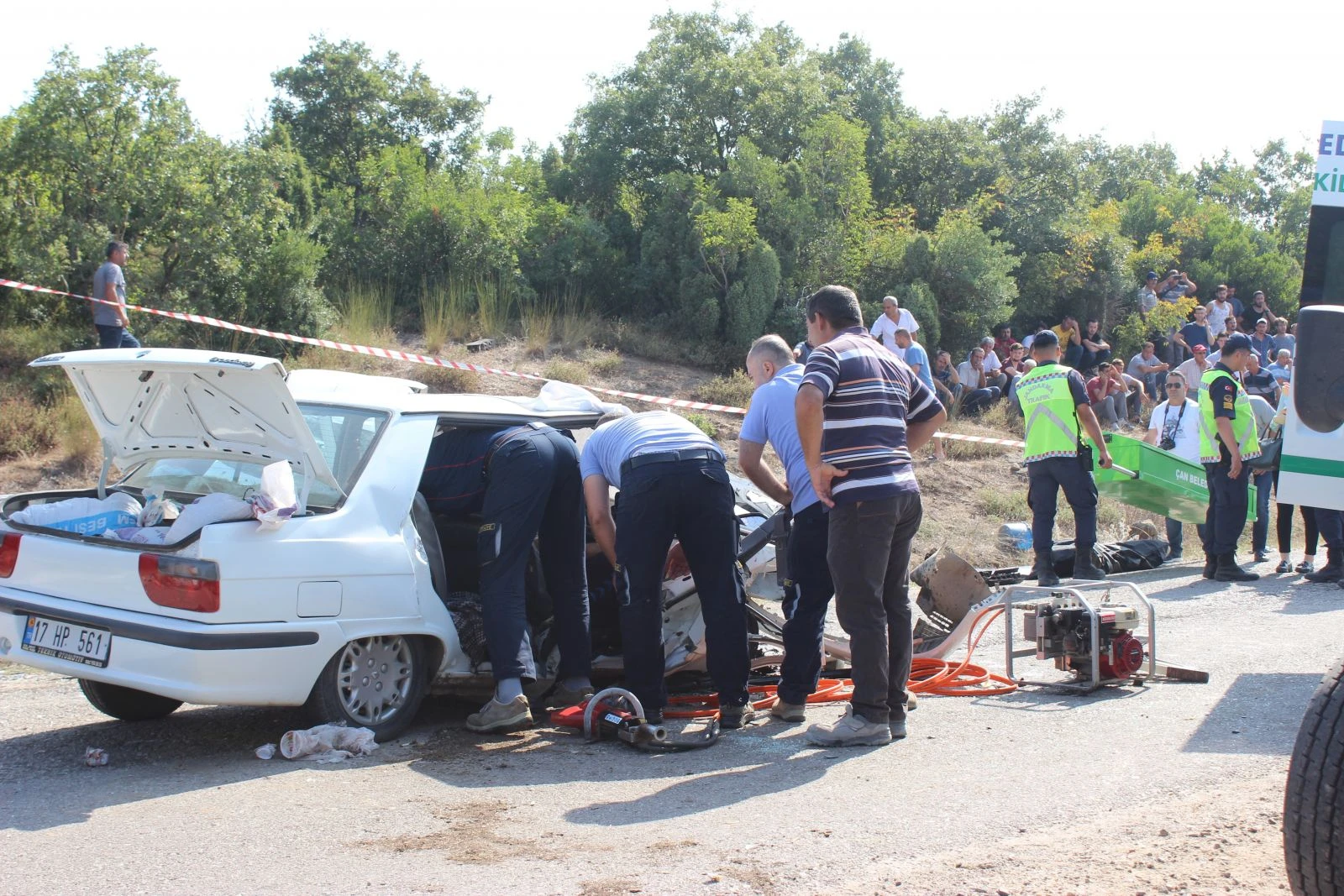 Korkunç kaza: 2 ölü, 2 ağır yaralı