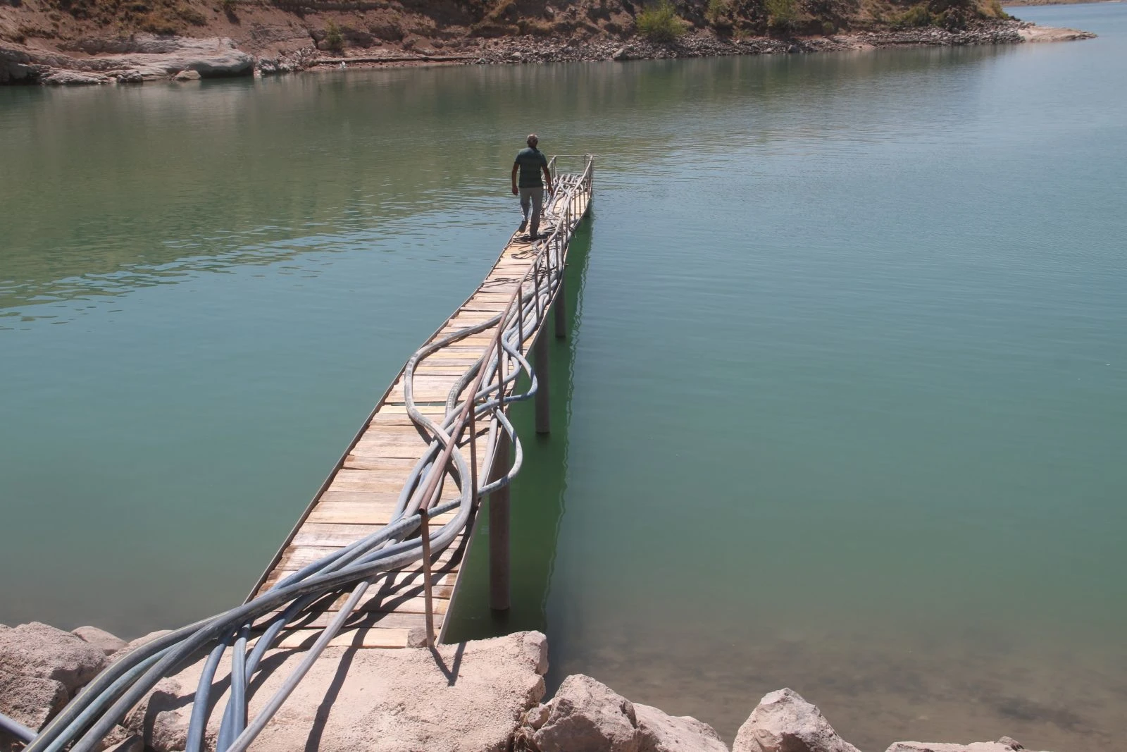 Akıllı köyde sulama işi telefonla yapılıyor