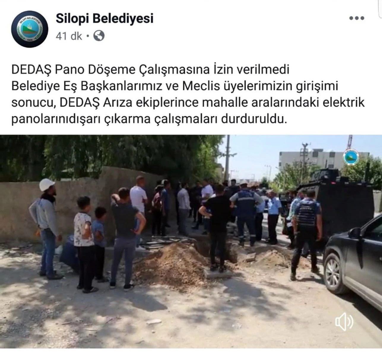 Silopi Belediyesi kaçak panosu kurulmasına izin vermedi