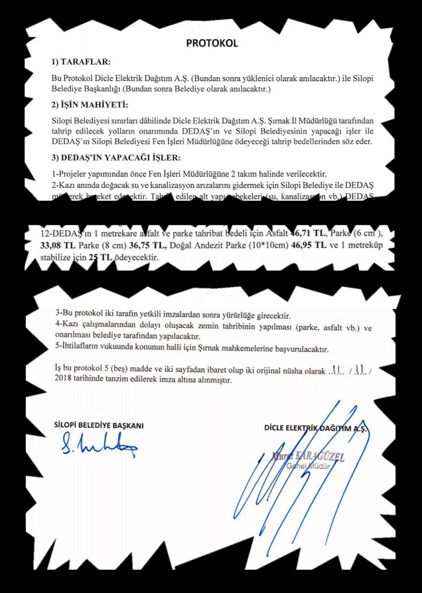 Silopi Belediyesi kaçak panosu kurulmasına izin vermedi