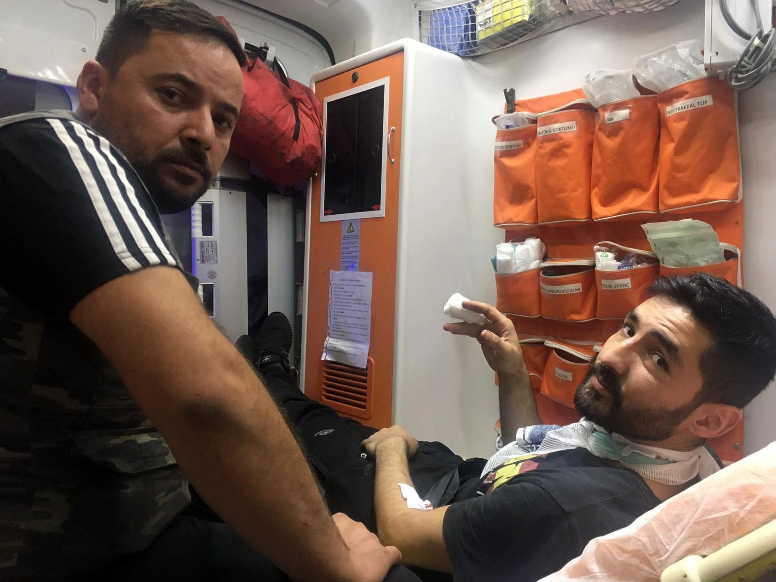 Kopan parmağıyla hastane hastane gezdi