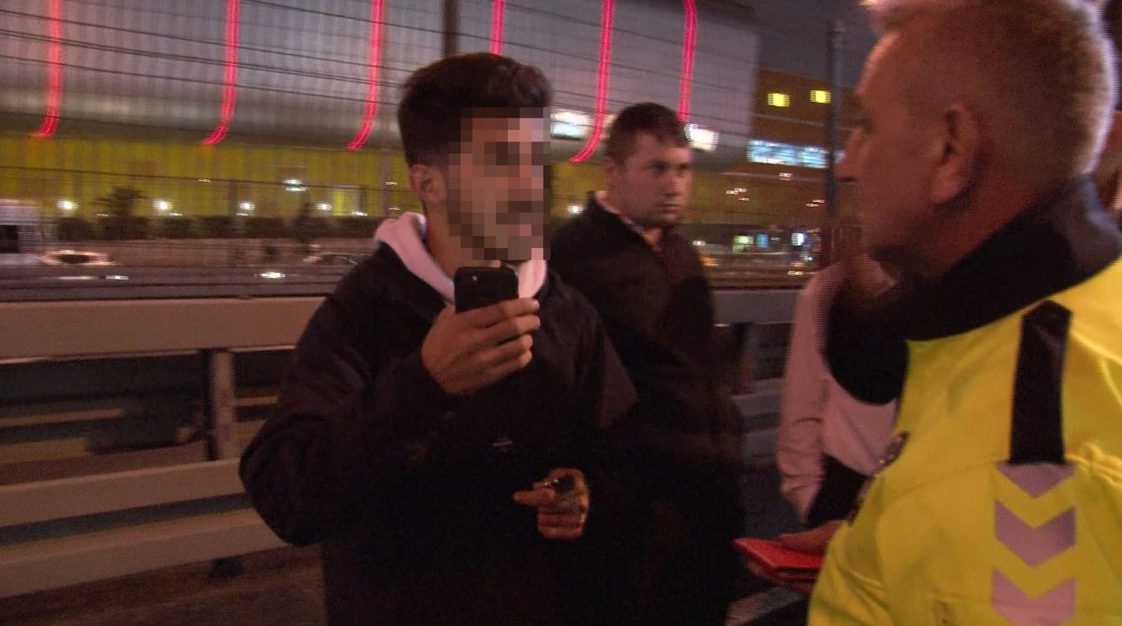 E-5 Karayolunda sıra dışı kovalamaca