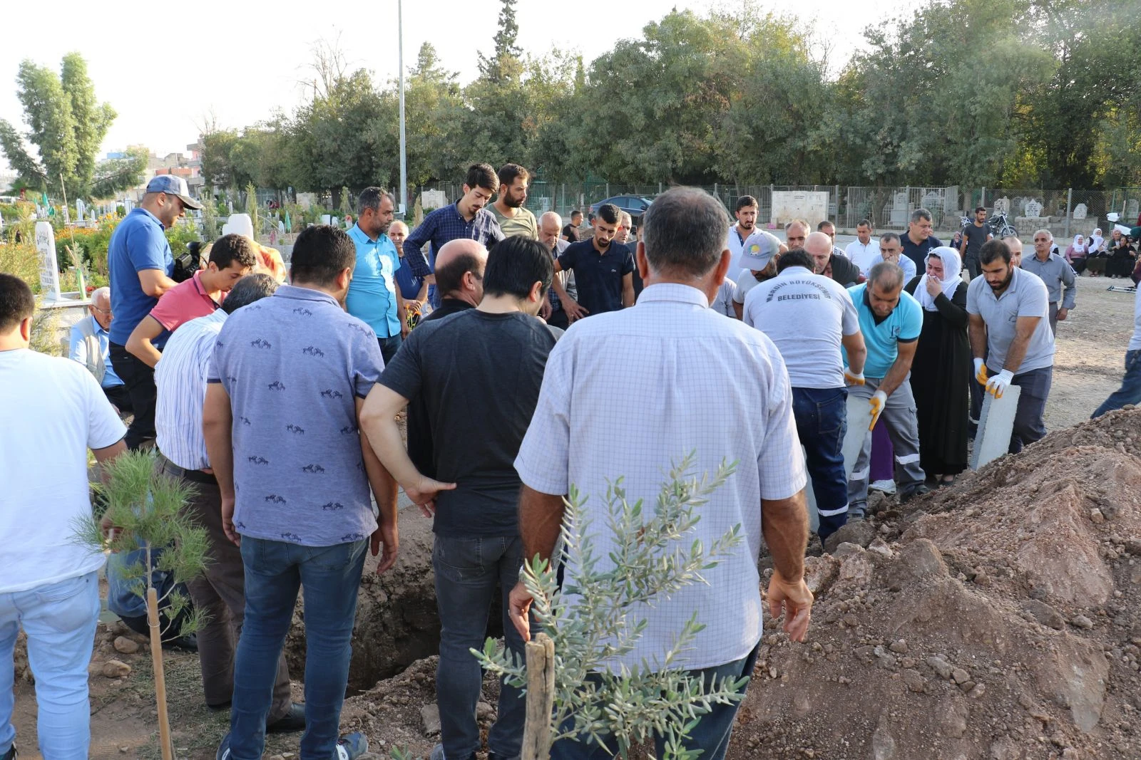 Şehit babaya son bakış