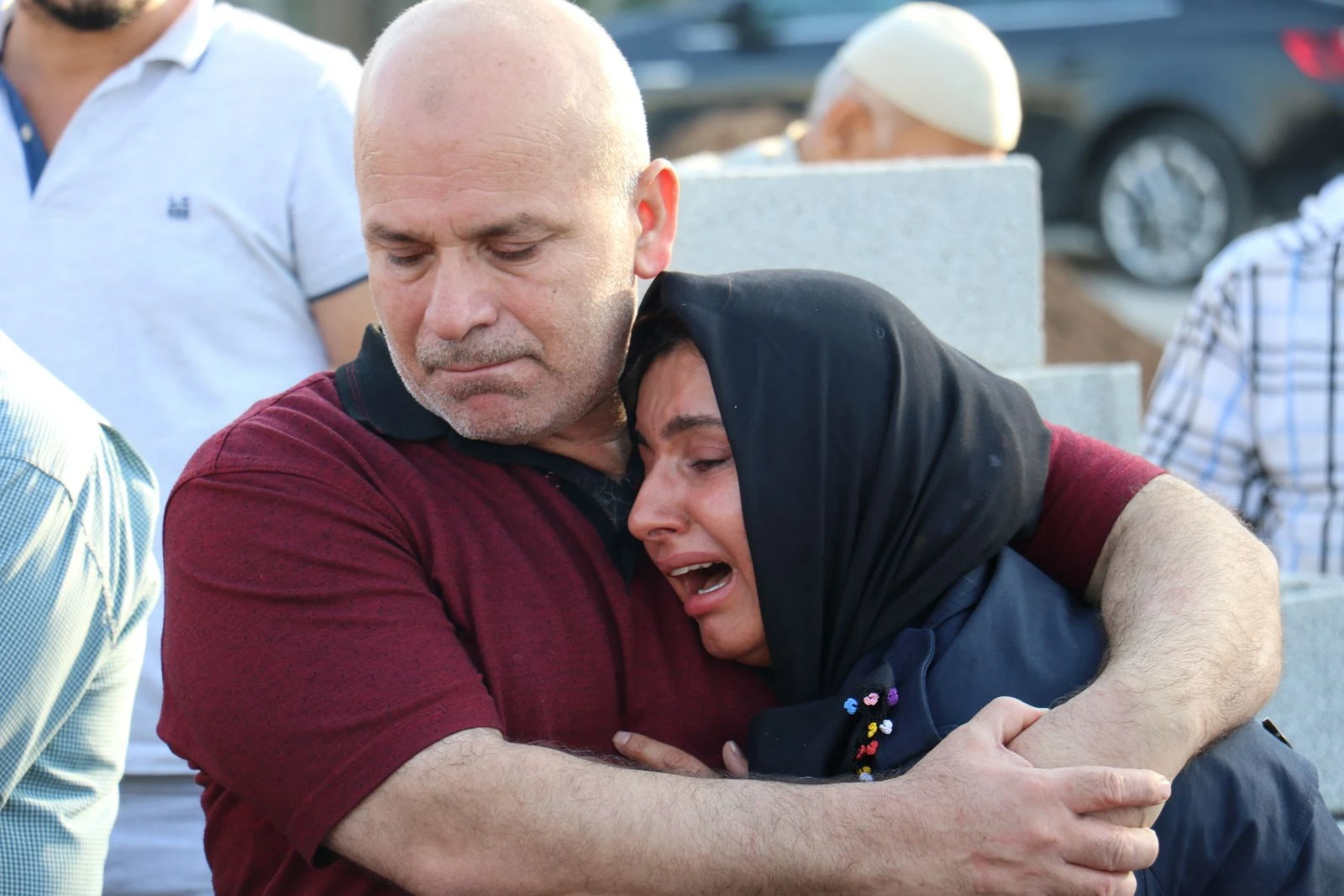 Şehit babaya son bakış