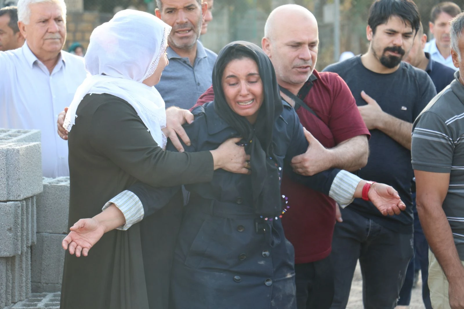 Şehit babaya son bakış