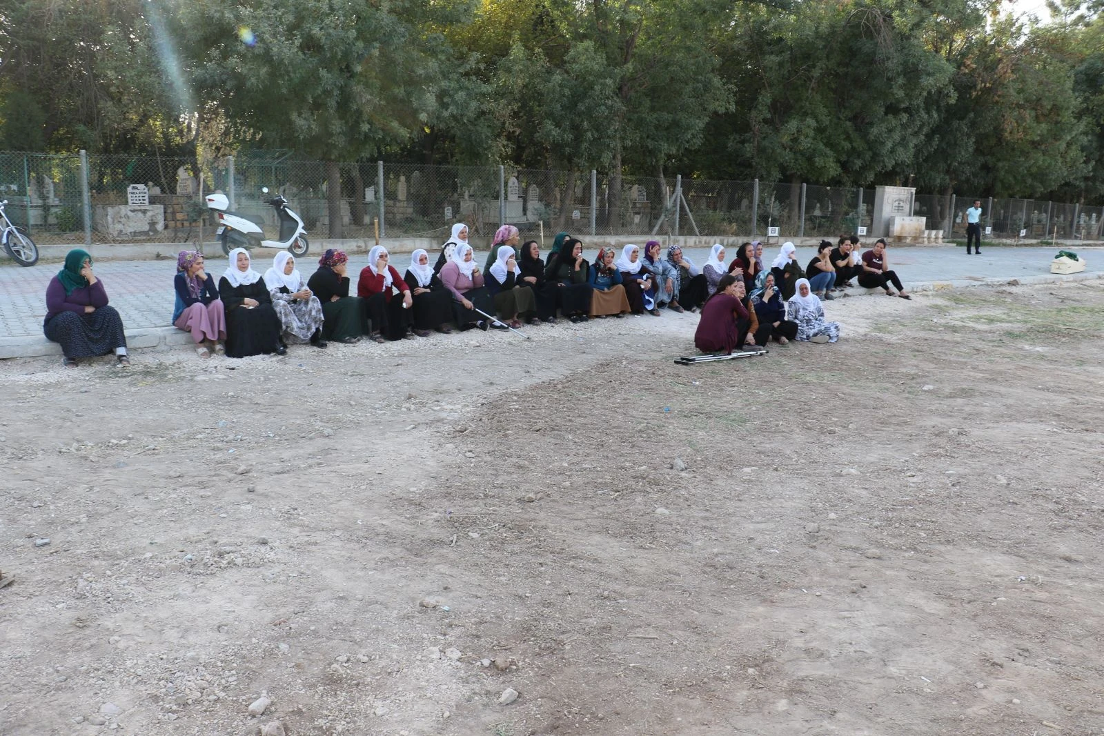 Şehit babaya son bakış