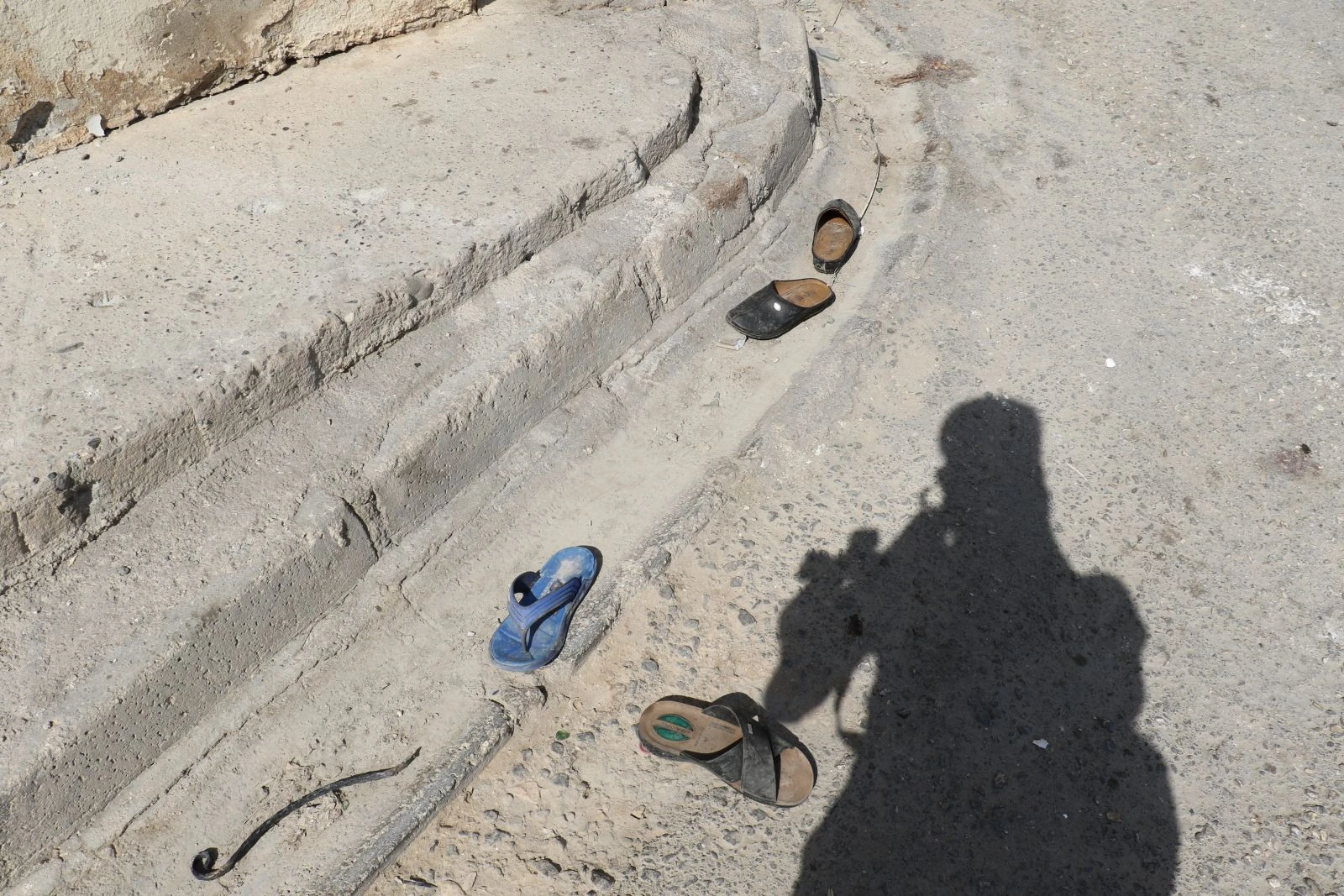 Patlamanın olduğu bölge görüntülendi