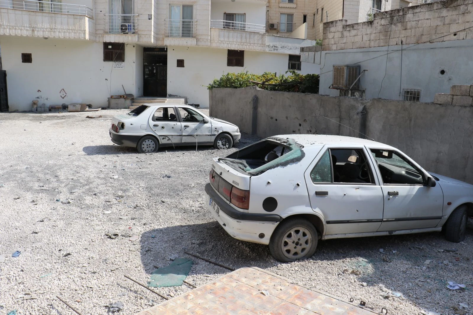 Patlamanın olduğu bölge görüntülendi