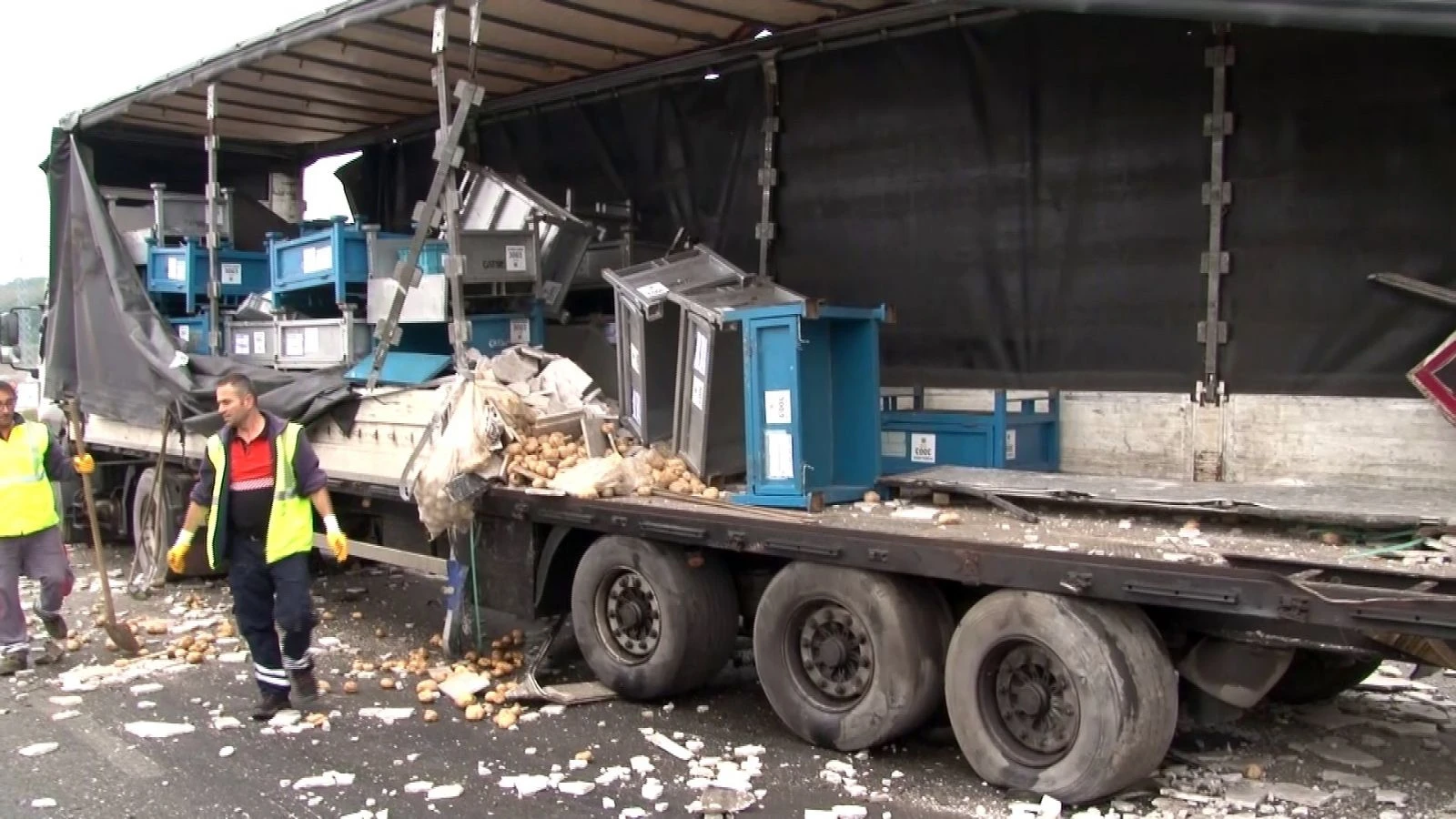 Kuzey Marmara Otoyolu'nda kaza!