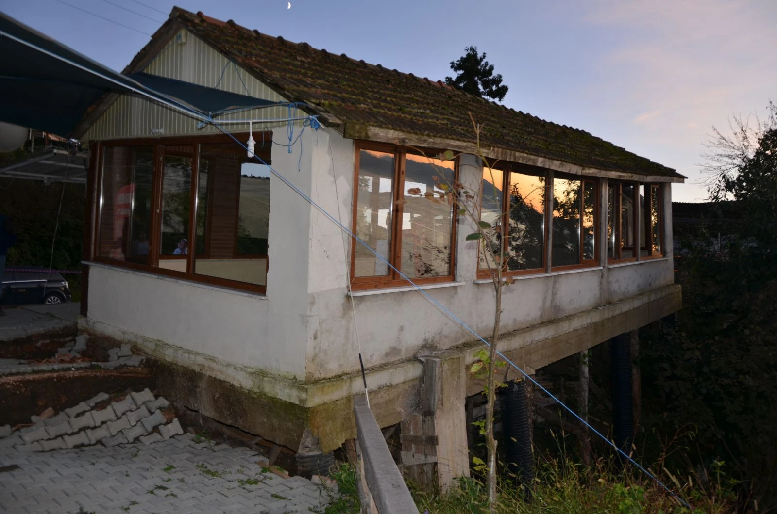 Ordu'da korkutan manzara!