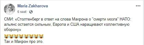 Macron'un NATO sözleri Rusya'yı güldürdü