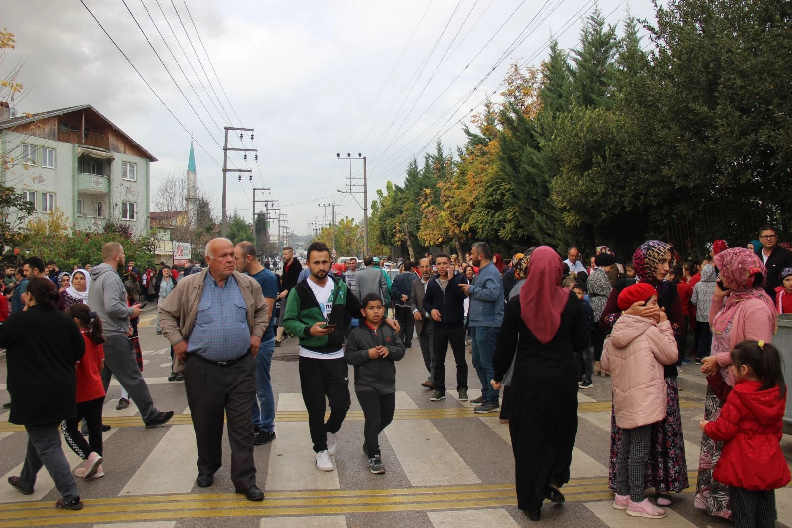 İlköğretim okulunda panik anları!