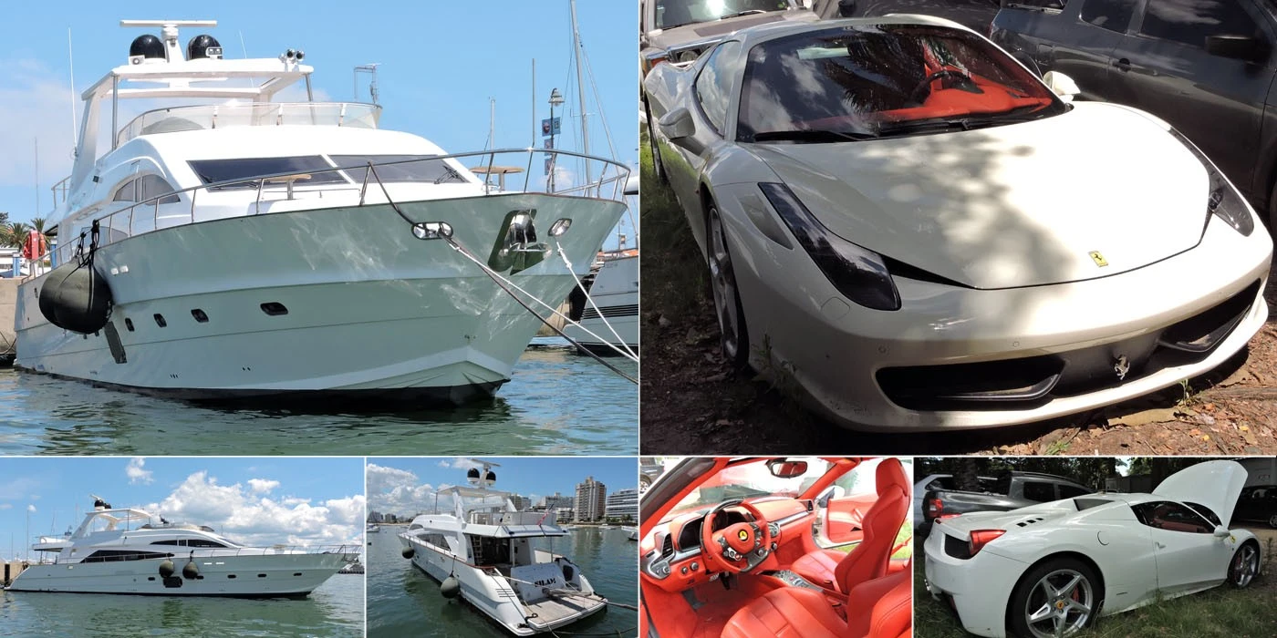 Tosuncuk’un el konulan lüks yatı açık arttırmayla 234 bin dolara satıldı