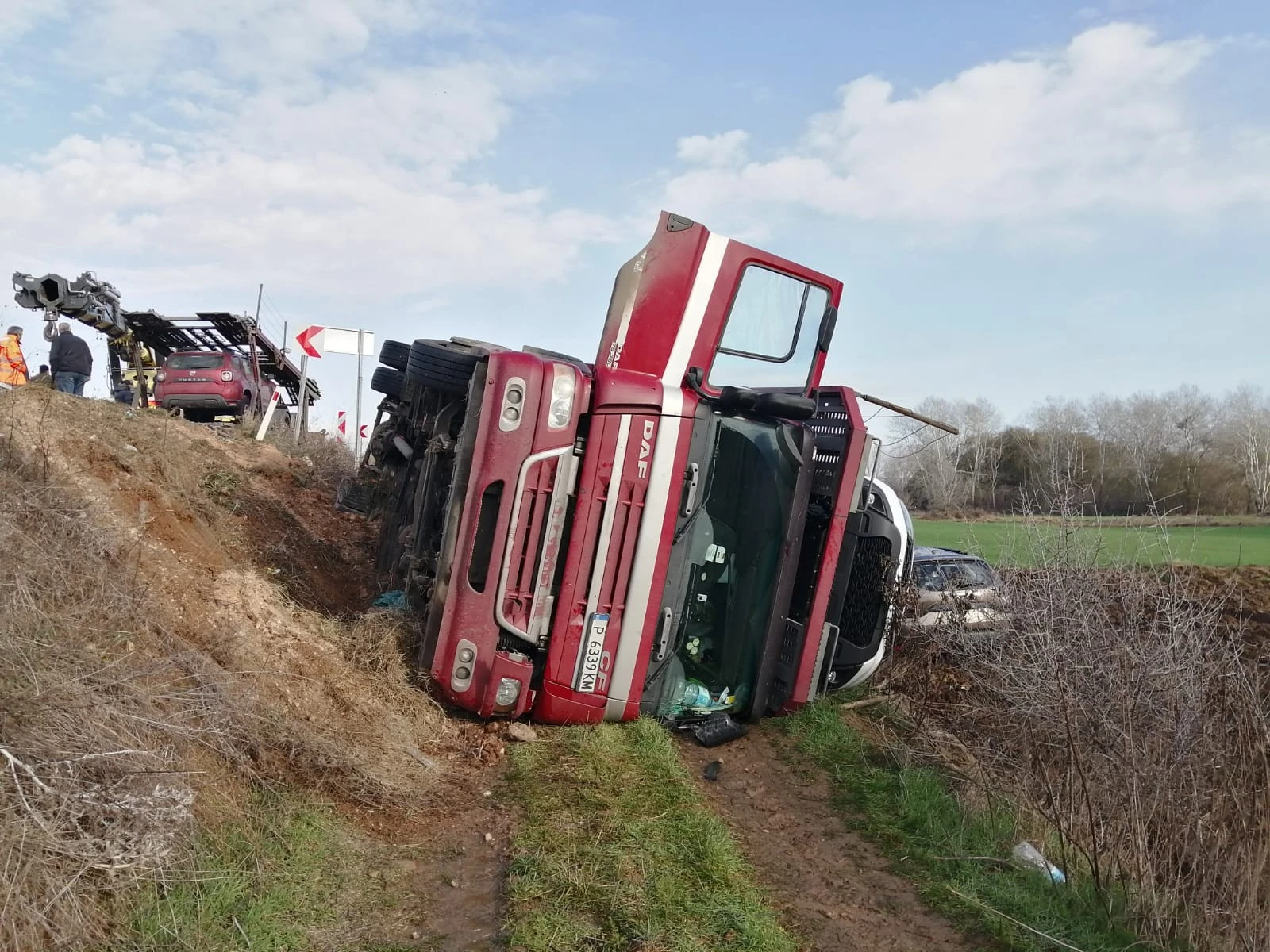 Tarlada şok görüntü