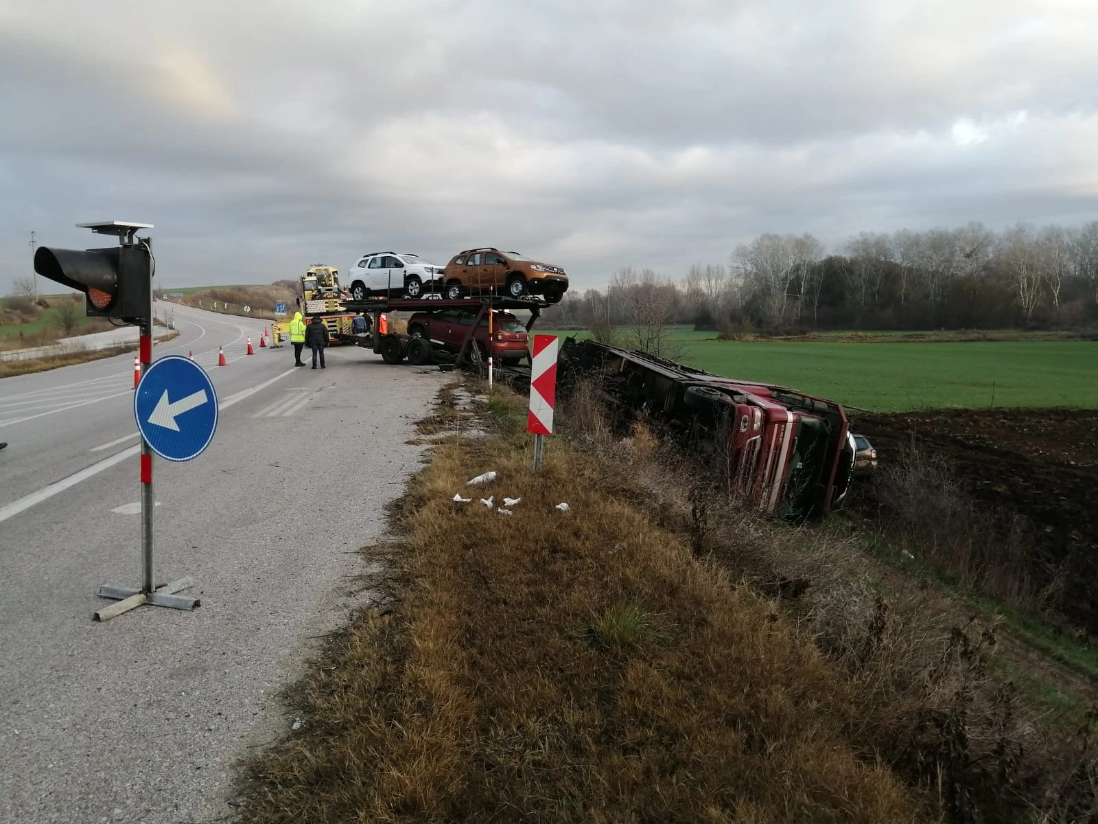 Tarlada şok görüntü