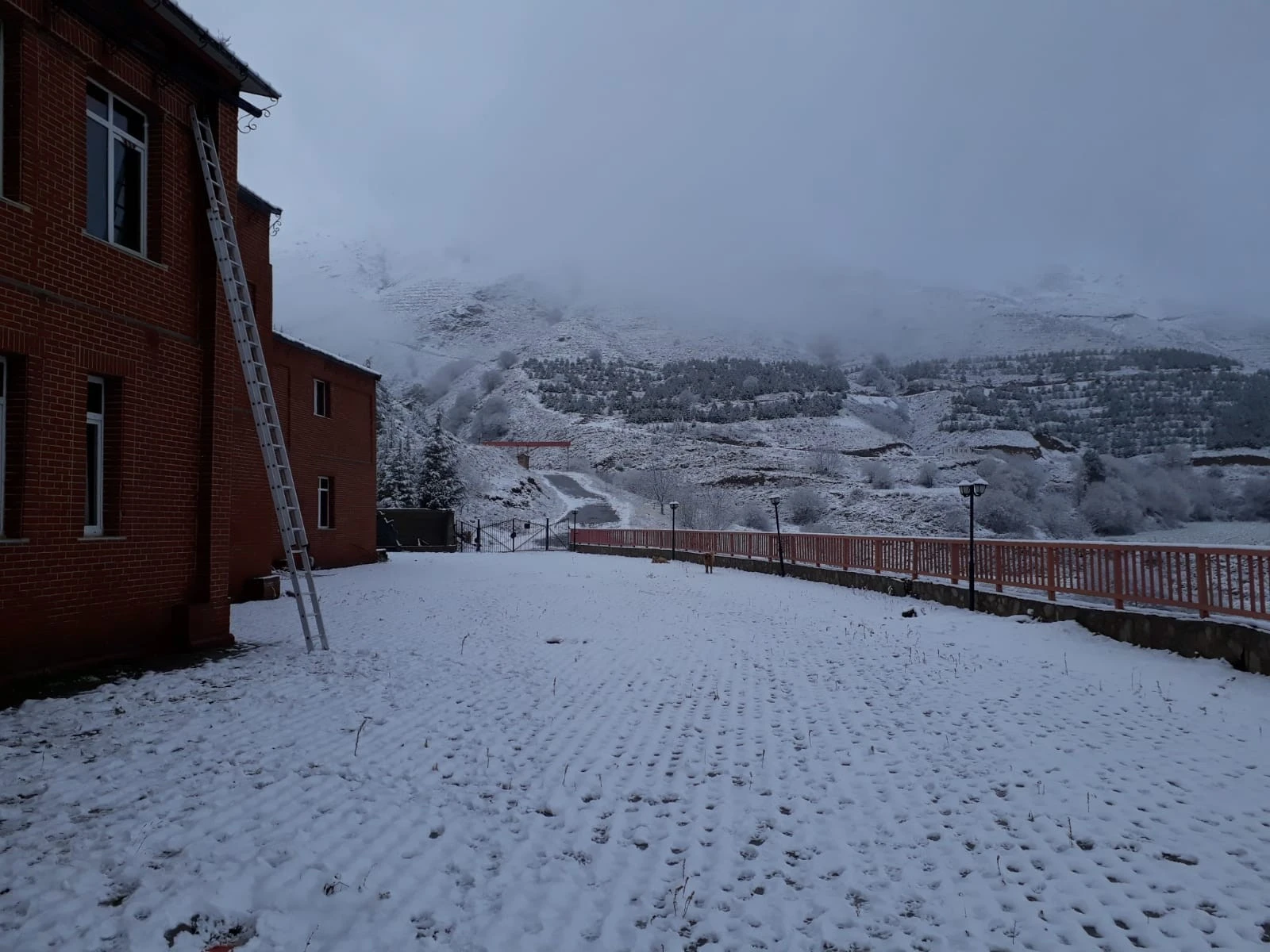 Soğuk hava etkili oldu, yüksek kesimler beyaza büründü