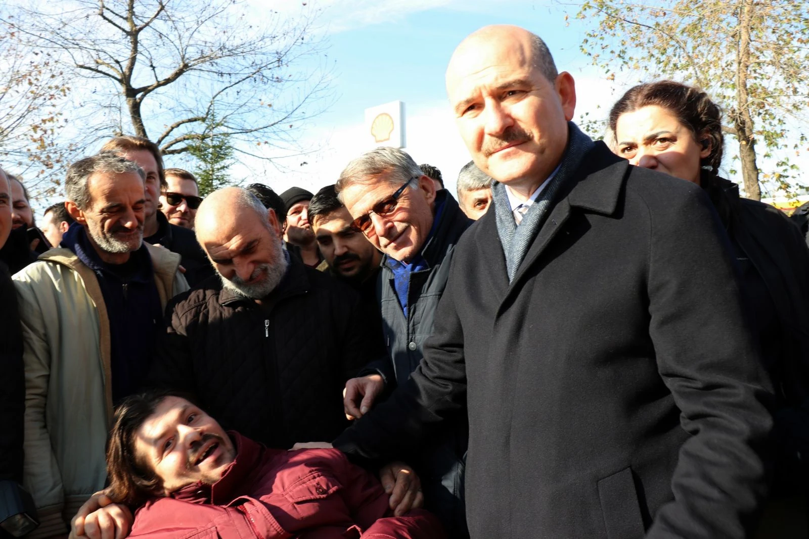 Bakan Soylu, engelli vatandaşın isteğini kırmadı